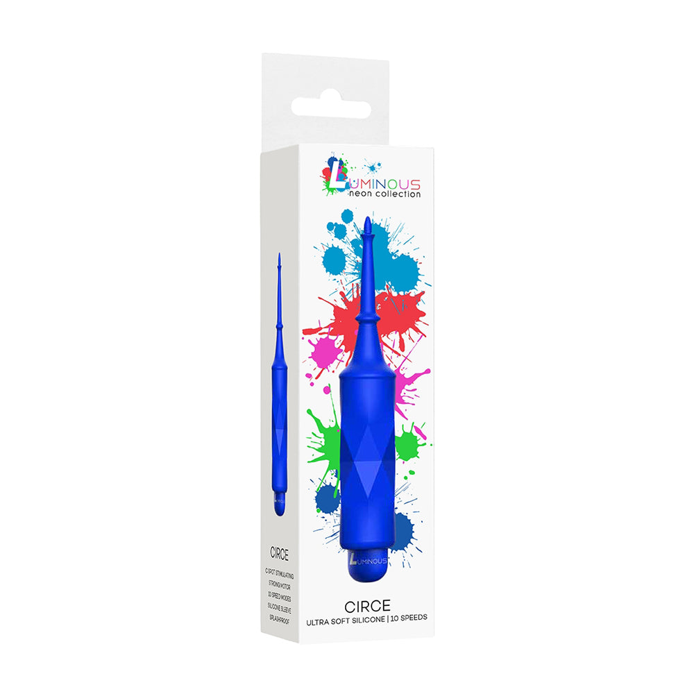 Luminous Circe Abs Bullet With Silicone Sleeve 10-Speeds Royal Blue –  Squeeze and Please