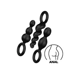 Satisfyer Booty Call (Set of 3) Black