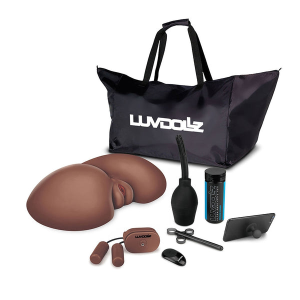 Luv Dollz Remote Control Pussy & Ass Mocha