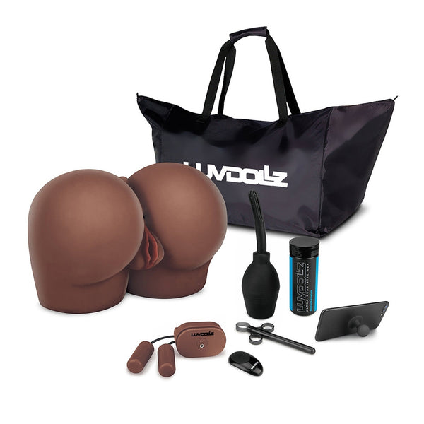 Luv Dollz Remote Control Doggy Style Pussy & Ass Mocha