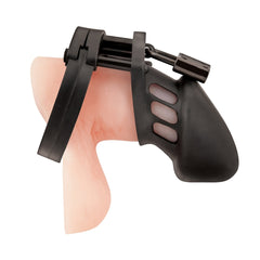 Silicone Chastity Cage Black