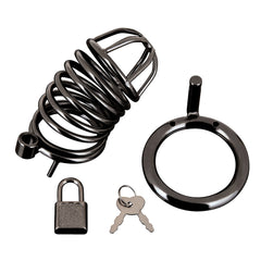 Deluxe Chastity Cage Black