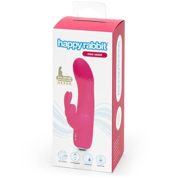 Happy Rabbit Mini Rechargeable Rabbit Vibrator Pink