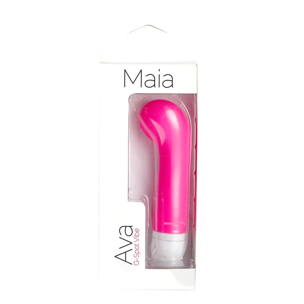 Maia Ava Silicone 15-Function Mini G-Spot Vibe Neon Pink