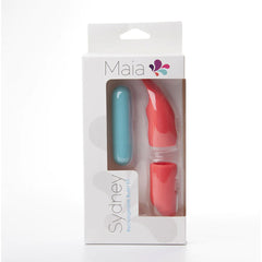 Maia Sydney USB Rechargeable Mini Bullet with 2 Silicone Sleeves