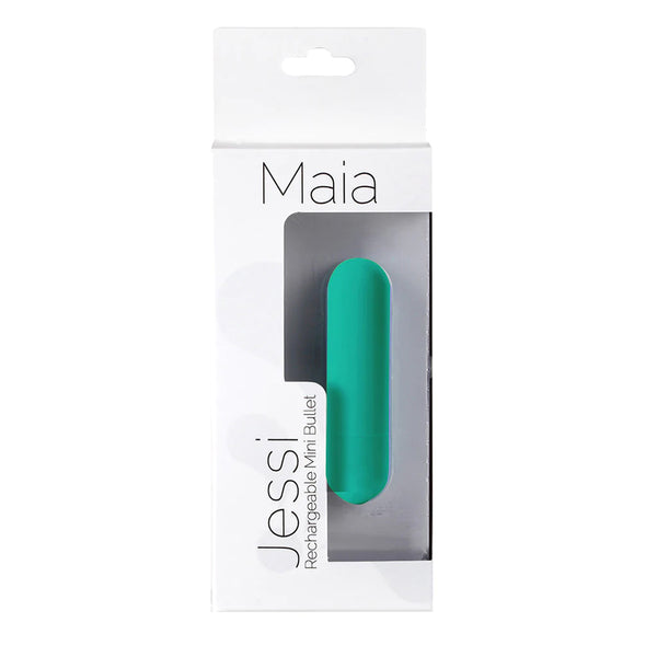 Maia Jessi USB Rechargeable Super Charged Mini Bullet EMERALD