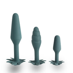 Doobies Pot Leaf Anal Trainer Silicone Set