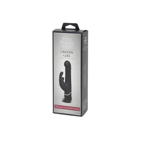 Fifty Shades Of Grey Greedy Girl Rechargeable Thrusting G-Spot Rabbit Vibrator