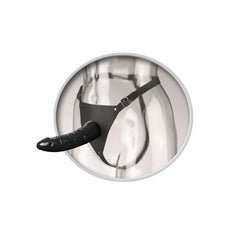 Fetish Fantasy Series Leather Strap-On Black