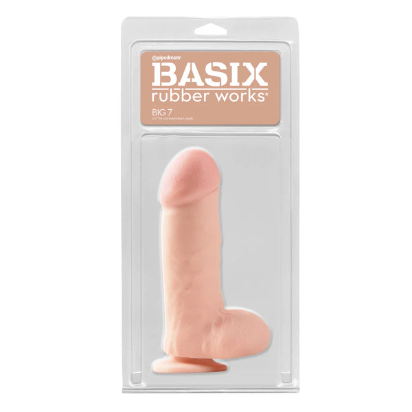 Basix Rubber Works Big 7 with Suction Cup Flesh