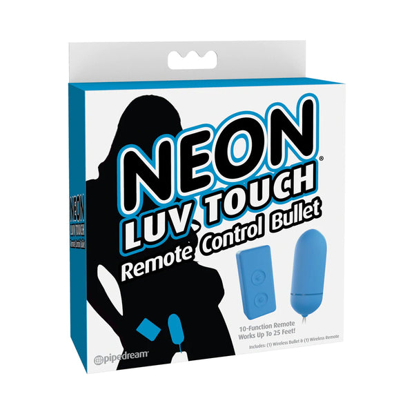 Neon Luv Touch Remote Control Bullet Blue