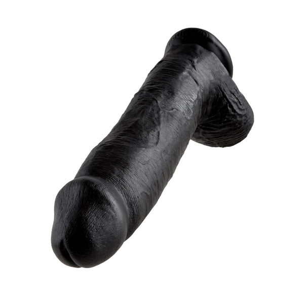 King Cock 12&quot; Cock with Balls Black