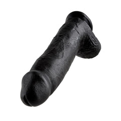 King Cock 12&quot; Cock with Balls Black