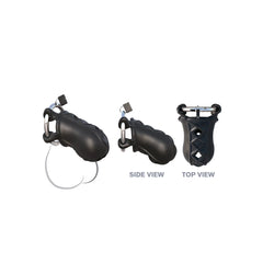 Fantasy C-Ringz Extreme Silicone Cock Blocker Black