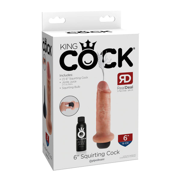 King Cock 6&Quot; Squirting Cock Flesh