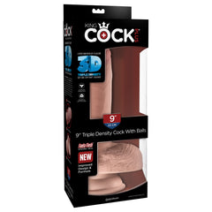 King Cock Plus 9&quot; Triple Density Cock With Balls