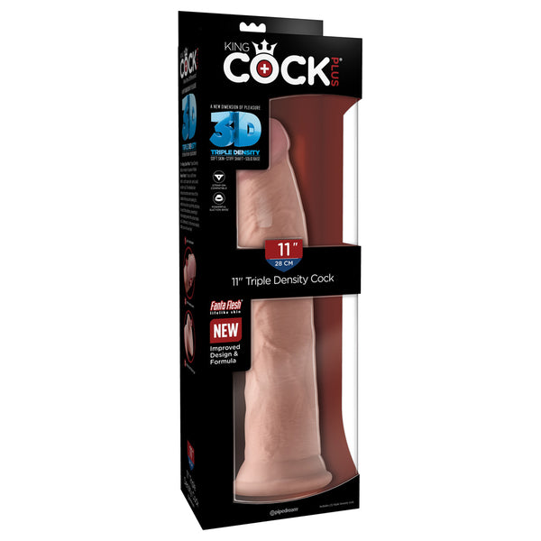 King Cock Plus 11&quot; Triple Density Cock