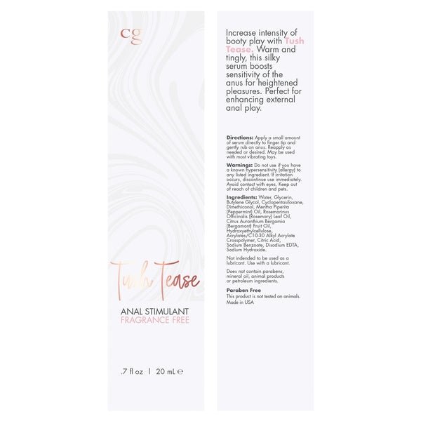 CG Tush Tease Anal Stimulant Au Natural 0.7 oz.
