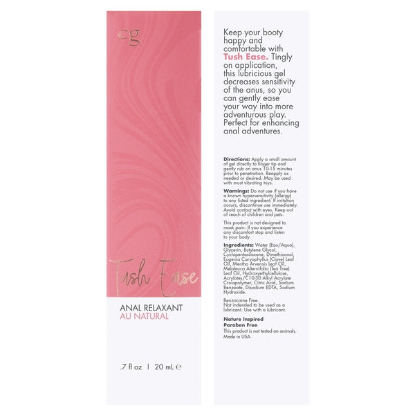 CG Tush Ease Anal Ease Nature Inspired 0.7 oz.