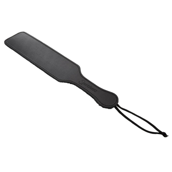 Fur Lined Fur Paddle (Black)
