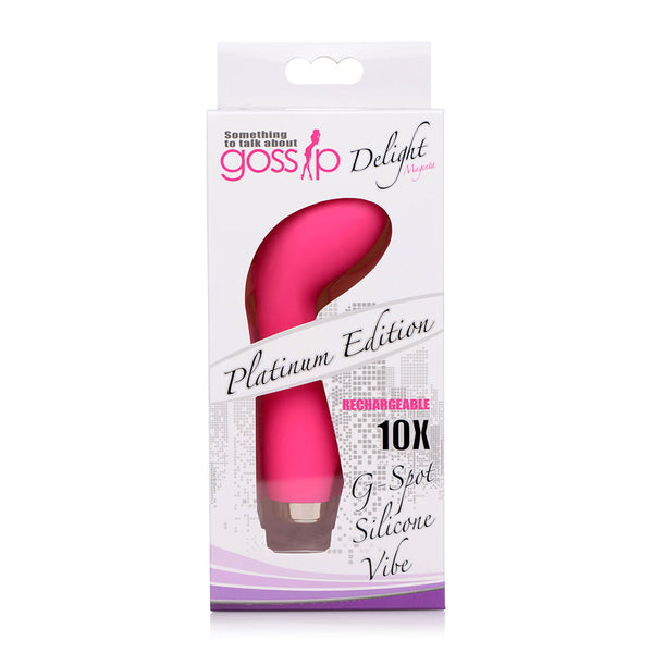 Gossip Delight 10X Rechargeable G Spot Mini Magenta