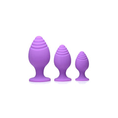Swirlies Silicone Anal Trainer Set Violet