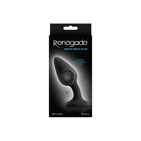 Renegade Knock Knock Plug Black