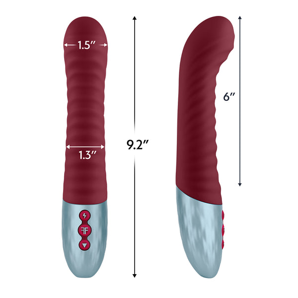 Lola G Double Layered G-Spot Vibrator Maroon