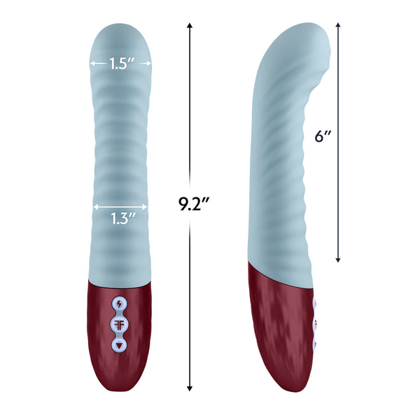 Lola G Double Layered G-Spot Vibrator Light Blue