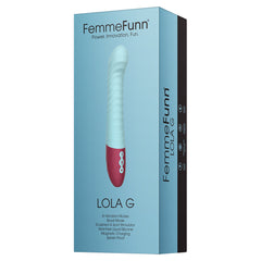 Lola G Double Layered G-Spot Vibrator Light Blue