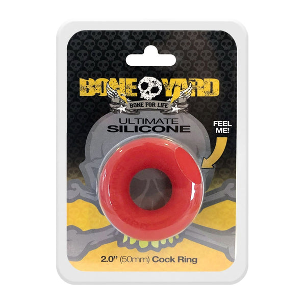 Ultimate Silicone Cock Ring Red