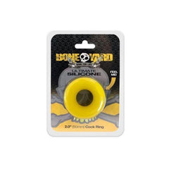 Ultimate Silicone Cock Ring Yellow