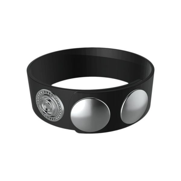 Rock Solid Silicone 3 Snap Black