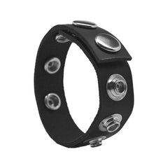 Rock Solid Leather 5 Snap Black
