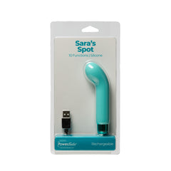 Powerbullet Sara&#39;s Spot 4&#39;&#39; Bullet 10 Function Teal