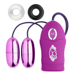 Cloud 9 Dual Egg Vibrator Purple