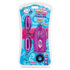 Cloud 9 Dual Egg Vibrator Purple Squeeze and Please Cloud 9 Dual Egg Vibrator Purple Squeeze and Please