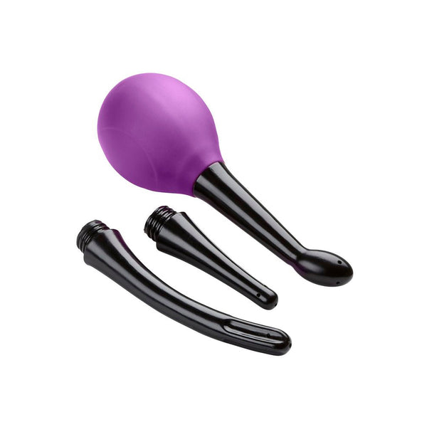 Cloud 9 Fresh + Deluxe Anal Soft Tip Enema Douche 11.8 oz. & 3 N oz.zle