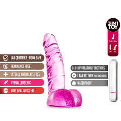Naturally Yours Vibrating Ding Dong Pink