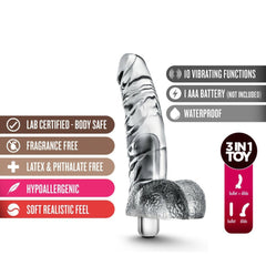 Naturally Yours Vibrating Ding Dong Clear