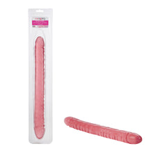 Veined Double Dong 18&quot; Pink
