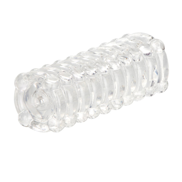 Ribbed Stroker Clear