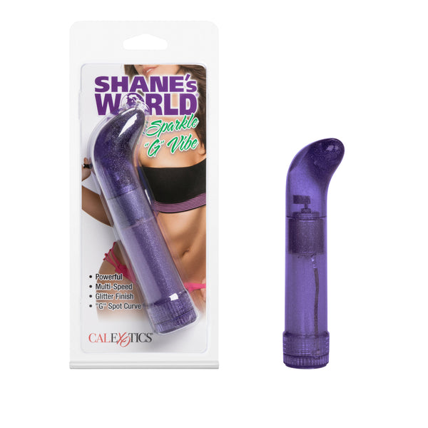 Shane&#39;s World Sparkle &quot;G&quot; Vibe Purple