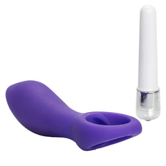 Vibrating Silicone Booty Probe Purple