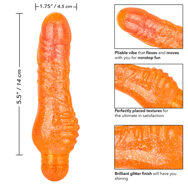 Sparkle Shimmer Stud Orange