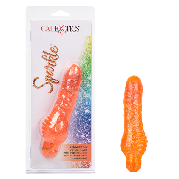Sparkle Shimmer Stud Orange