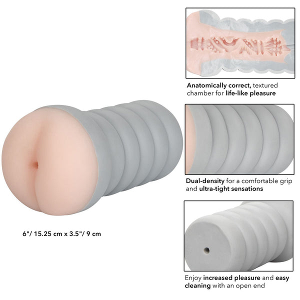 Ribbed Gripper Tight Ass Ivory