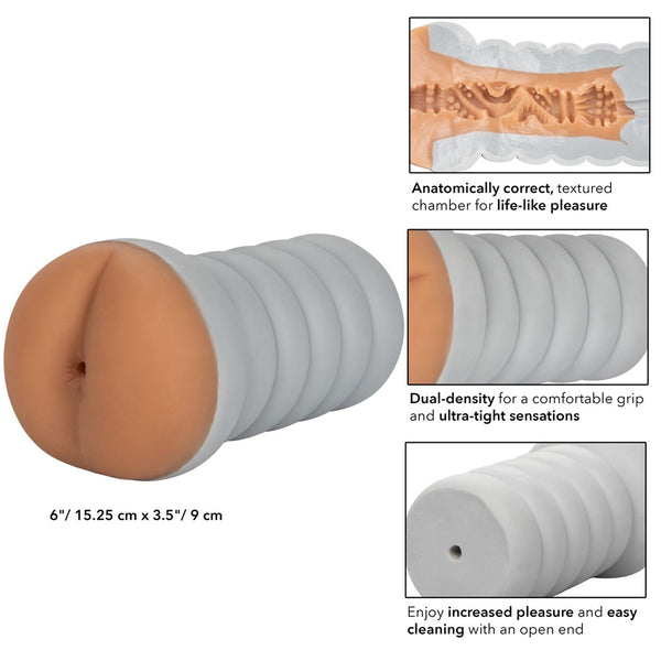 Ribbed Gripper Tight Ass Brown