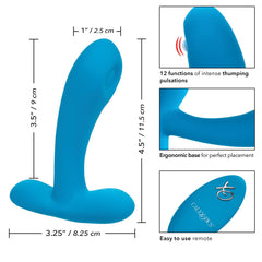 Silicone Remote Pulsing Pleaser