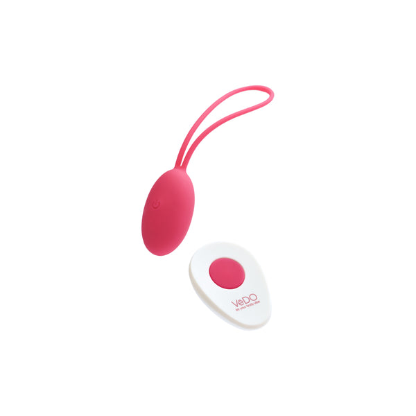 Peach Rechargeable Egg Vibe - Foxy Pink